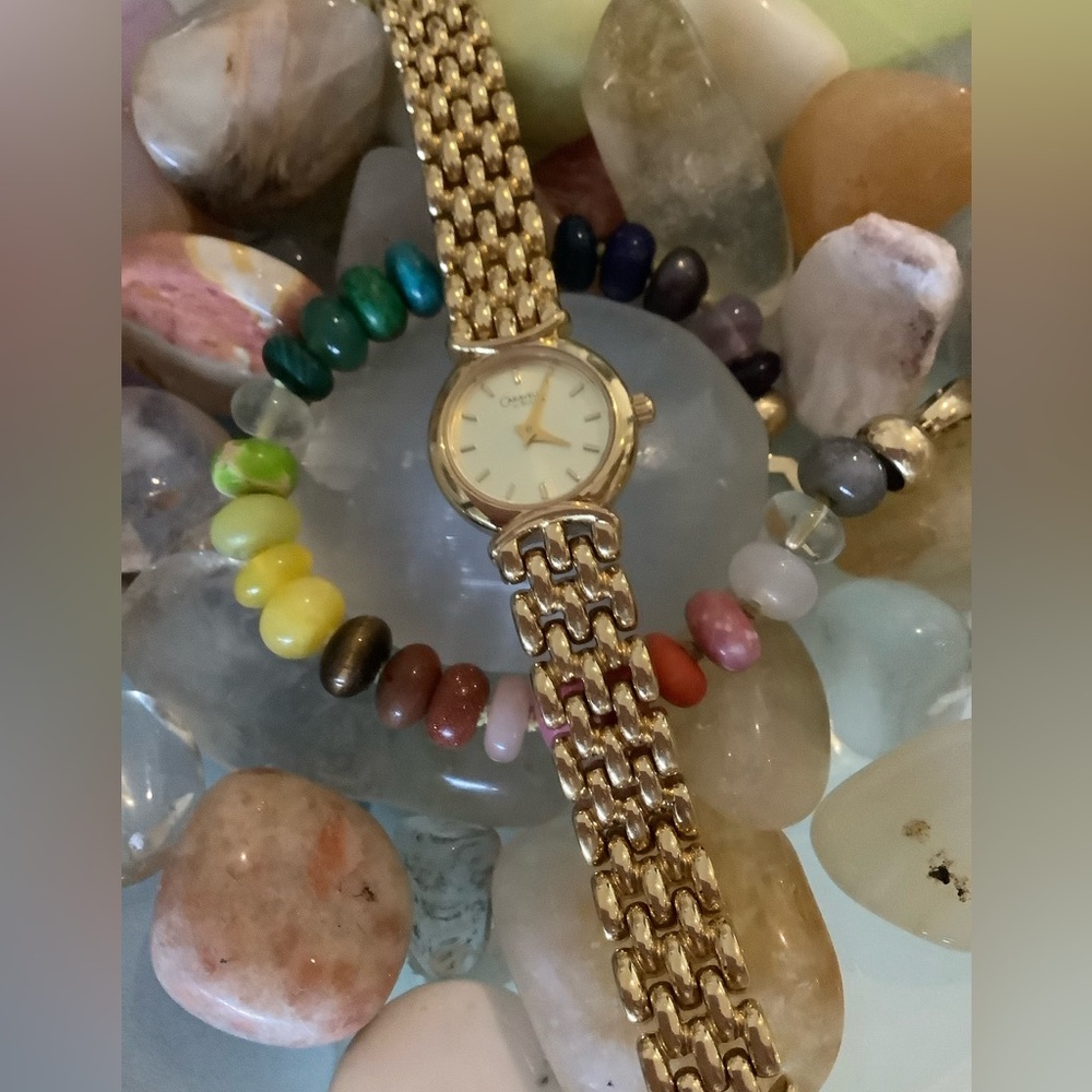 Caravelle by Bulova gold watch